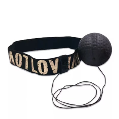 Professional Boxing Speed Ball - Head-Mounted PU Punch Ball for MMA and Sanda Training, Hand-Eye Coordination, Home Sandbag Fitness Equipment