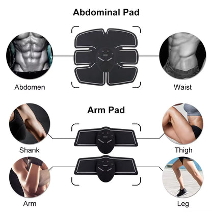 Wireless EMS Abdominal Muscle Stimulator and Slimming Massager Belt for Body Fitness and Weight Loss